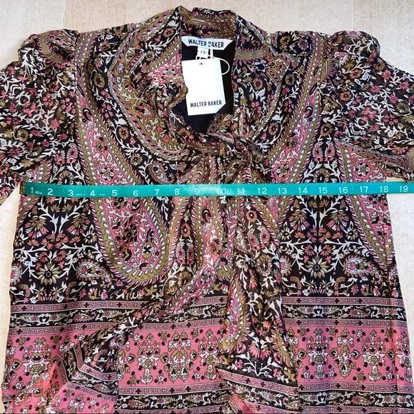 Walter Baker Aubrey Grand Paisley Top Boho Chic - Picture 8 of 12